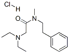 97703-08-7,2-diethylamino-N-methyl-N-phenethyl-acetamide hydrochloride