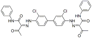 97794-07-5,(2Z)-2-[[2-chloro-4-[3-chloro-4-[(2Z)-2-[2-oxo-1-(phenylcarbamoyl)propylidene]hydrazinyl]phenyl]phenyl]hydrazinylidene]-3-oxo-N-phenyl-butanamide