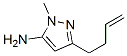 97820-70-7,1H-Pyrazol-5-amine,  3-(3-butenyl)-1-methyl-  (9CI)