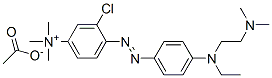 97862-01-6,3-chloro-4-[[4-[[2-(dimethylamino)ethyl]ethylamino]phenyl]azo]-N,N,N-trimethylanilinium acetate