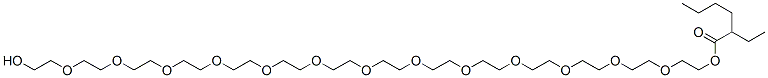 97862-56-1,Hexanoic acid, 2-ethyl-, 41-hydroxy-3,6,9,12,15,18,21,24,27,30,33,36,39-tridecaoxahentetracont-1-yl ester