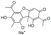 97889-91-3,(+)-2,6-diacetyl-1,7,9-trihydroxy-8,9b-dimethyldibenzofuran-3(9bH)-one, monosodium salt