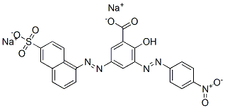 98072-17-4,3-[(4-nitrophenyl)azo]-5-[(6-sulpho-1-naphthyl)azo]salicylic acid, sodium salt
