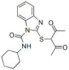 98183-15-4,2-[(1-Acetyl-2-oxopropyl)thio]-N-cyclohexyl-1H-benzimidazole-1-carboxamide
