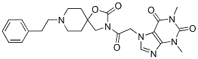 98204-48-9,1,3-dimethyl-7-[2-oxo-2-(2-oxo-8-phenethyl-1-oxa-3,8-diazaspiro[4.5]dec-3-yl)ethyl]purine-2,6-dione