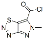 98206-21-4,5H-Pyrazolo[3,4-d]-1,2,3-thiadiazole-6-carbonyl chloride, 5-methyl- (9CI)