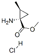98259-91-7,Cyclopropanecarboxylic acid, 1-amino-2-methyl-, methyl ester, hydrochloride, cis- (9CI)