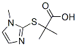 98489-82-8,2-methyl-2-(1-methylimidazol-2-yl)sulfanyl-propanoic acid