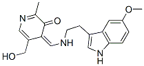 98497-90-6,(4E)-5-(hydroxymethyl)-4-[[2-(5-methoxy-1H-indol-3-yl)ethylamino]methylidene]-2-methyl-pyridin-3-one