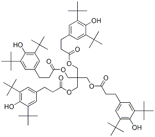 98584-37-3,[3-[3-(4-hydroxy-3,5-ditert-butyl-phenyl)propanoyloxy]-2,2-bis[3-(4-hydroxy-3,5-ditert-butyl-phenyl)propanoyloxymethyl]propyl] 3-(4-hydroxy-3,5-ditert-butyl-phenyl)propanoate