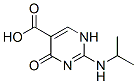 98594-72-0,5-Pyrimidinecarboxylic acid, 1,4-dihydro-2-[(1-methylethyl)amino]-4-oxo- (9CI)