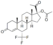 987-18-8,17-hydroxy-6alpha-(trifluoromethyl)pregn-4-ene-3,20-dione 17-acetate