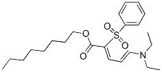 98835-90-6,Octyl 5-N,N-diethylamino-2-phenylsulfonyl-2,4-pentadienoate