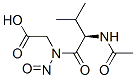 99152-10-0,2-[[(2R)-2-acetamido-3-methyl-butanoyl]-nitroso-amino]acetic acid