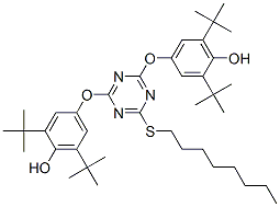 992-55-2,4,4'-[[6-(octylthio)-1,3,5-triazine-2,4-diyl]bis(oxy)]bis[2,6-di-tert-butylphenol]