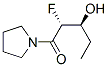 99343-23-4,Pyrrolidine, 1-(2-fluoro-3-hydroxy-1-oxopentyl)-, (R*,S*)- (9CI)