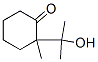 99646-11-4,Cyclohexanone,  2-(1-hydroxy-1-methylethyl)-2-methyl-