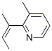99747-48-5,Pyridine, 3-methyl-2-(1-methyl-1-propenyl)-, (Z)- (9CI)