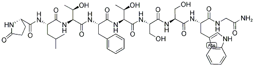 99886-31-4,PYR-LEU-THR-PHE-THR-SER-SER-TRP-GLY-NH2