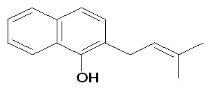 1-Hydroxy-2-prenylnaphthalene