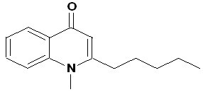 1-Methyl-2-pentyl-4(1H)-quinolinone