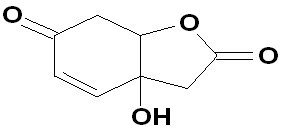 1-Oxo-4-hydroxy-2-en-4-ethylcyclohexa-5,8-olide
