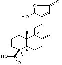 16-Hydroxy-8(17),13-labdadien-15,16-olid-19-oic acid