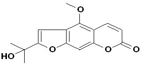 2-(1-Hydroxy-1-methylethyl)-4-methoxy-7H-furo[3,2-g][1]benzopyran-7-one