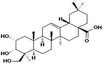 2,3,24-Trihydroxyolean-12-en-28-oic acid
