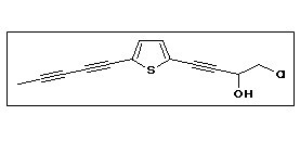 2-(4-Chloro-3-hydroxy-1-butynyl)-5-(1,3-pentadiynyl)thiophene