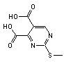 2-(Methylthio)-4,5-pyrimidinedicarboxylic Acid
