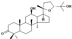 20S,24R-Epoxydammar-12,25-diol-3-one