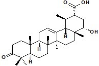 22-Hydroxy-3-oxo-12-ursen-30-oic acid