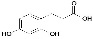 3-(2,4-Dihydroxyphenyl)propionic acid