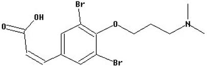 3,5-Dibromo-4-[3-(dimethylamino)propoxy]cinnamic acid
