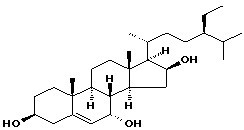 3,7,16-Trihydroxystigmast-5-ene