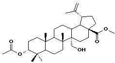3-Acetoxy-27-hydroxy-20(29)-lupen-28-oic acid methyl ester 