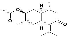 3-Acetoxy-4,7(11)-cadinadien-8-one