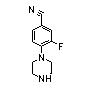 3-Fluoro-4-piperazinylbenzonitrile