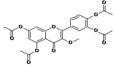 3-O-Methylquercetin tetraacetate