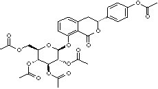 (3R)-Hydrangenol 8-O-glucoside pentaacetate