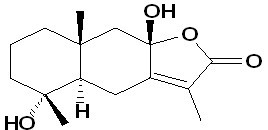 4,8-Dihydroxyeudesm-7(11)-en-12,8-olide