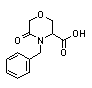 4-Benzyl-5-oxomorpholine-3-carboxylic Acid