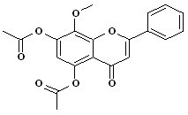 5,7-Diacetoxy-8-methoxyflavone
