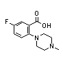 5-Fluoro-2-(4-methylpiperazin-1-yl)benzoic Acid