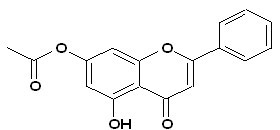 5-Hydroxy-7-acetoxyflavone