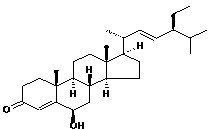 6-Hydroxystigmasta-4,22-dien-3-one