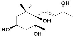 7-Megastigmene-3,5,6,9-tetrol