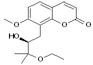 8-(3-Ethoxy-2-hydroxy-3-methylbutyl)-7-methoxycoumarin 