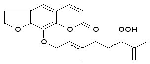 8-(6-Hydroperoxy-3,7-dimethyl-2,7-octadienyloxy)psoralen 